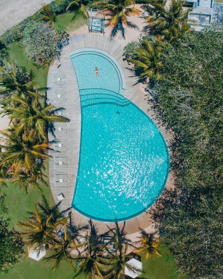 Lux* Grand Gaube Resort & Villas Ngoại thất bức ảnh Aerial view of the pool at the 2019 World Championships